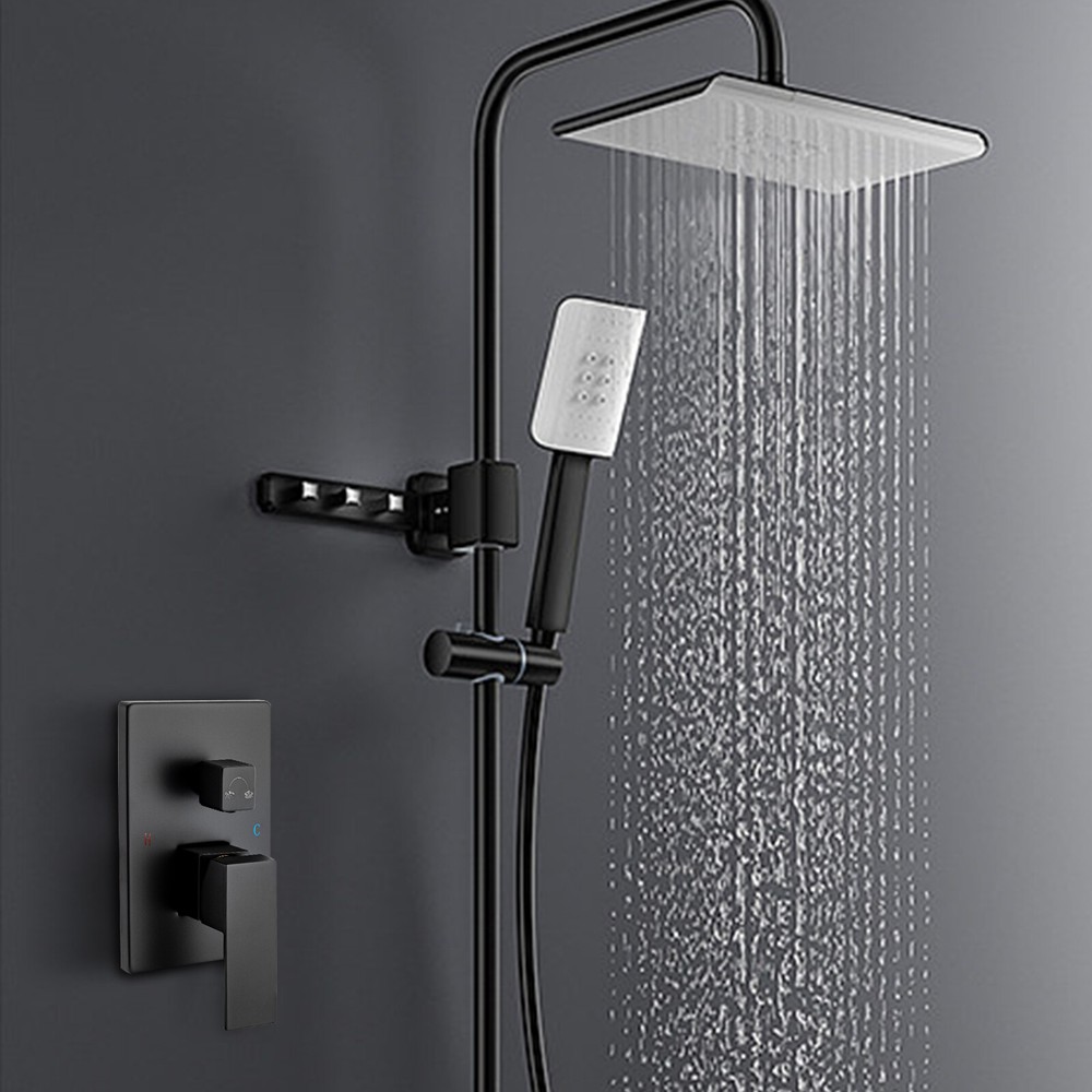 Твердый латунный смесительный клапан для душа 2-ходовой отводной клапан смеситель комплект управления