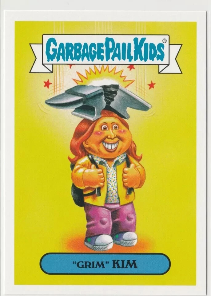 Grim Kim 4b Garbage Pail Kids GPK 2016 Prime Slime Trashy TV Card