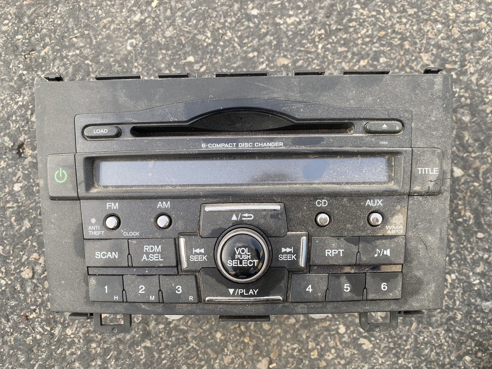 2007 - 2011 HONDA CRV CR-V Radio Stereo MP3 AUX 6 Disc CD Changer 1XN4