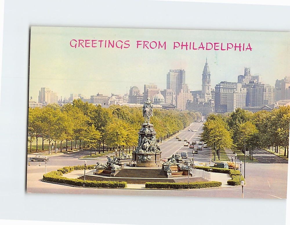 Postcard Greetings from Philadelphia Pennsylvania USA