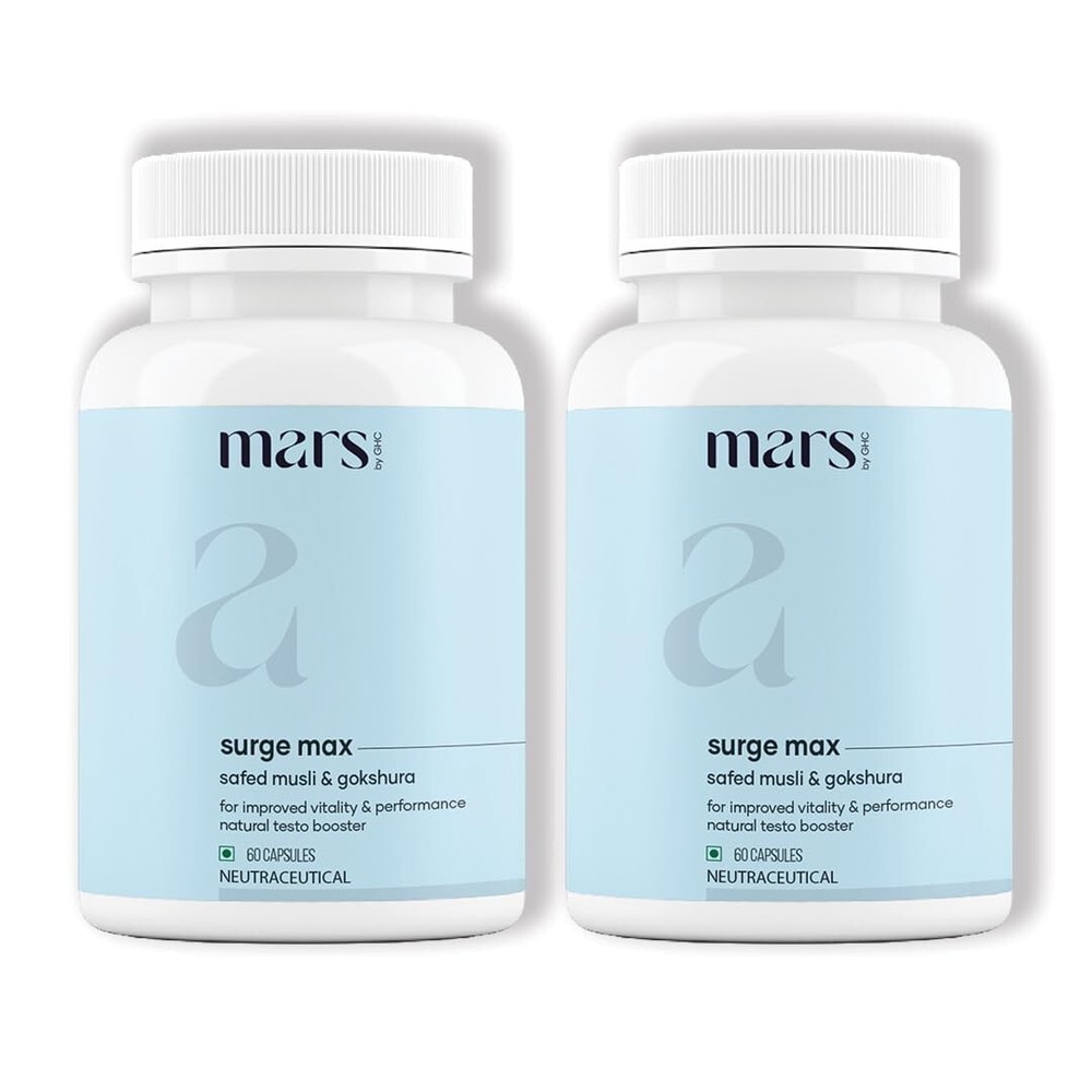 GHC Surge Max Mars – Shilajit Ashwagandha Gokshura Musli 120 Caps