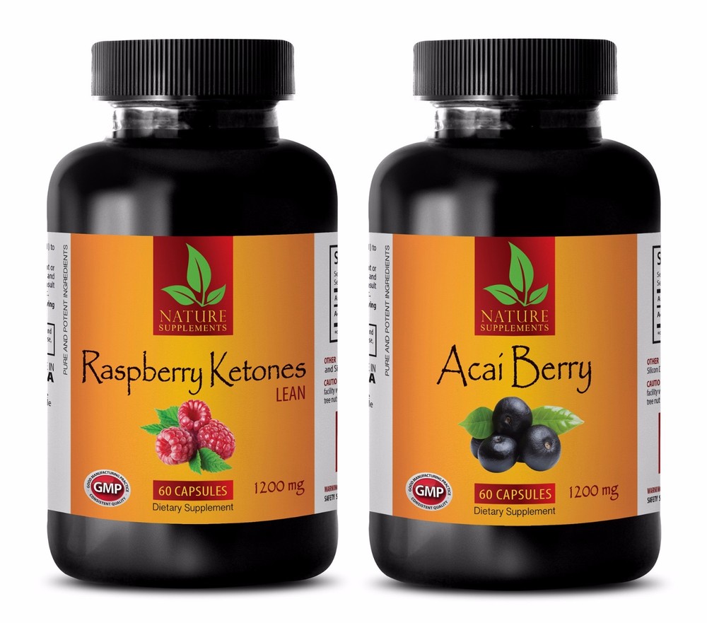 Fat loss cleanse - RASPBERRY KETONES – ACAI BERRY COMBO - acai gel capsules