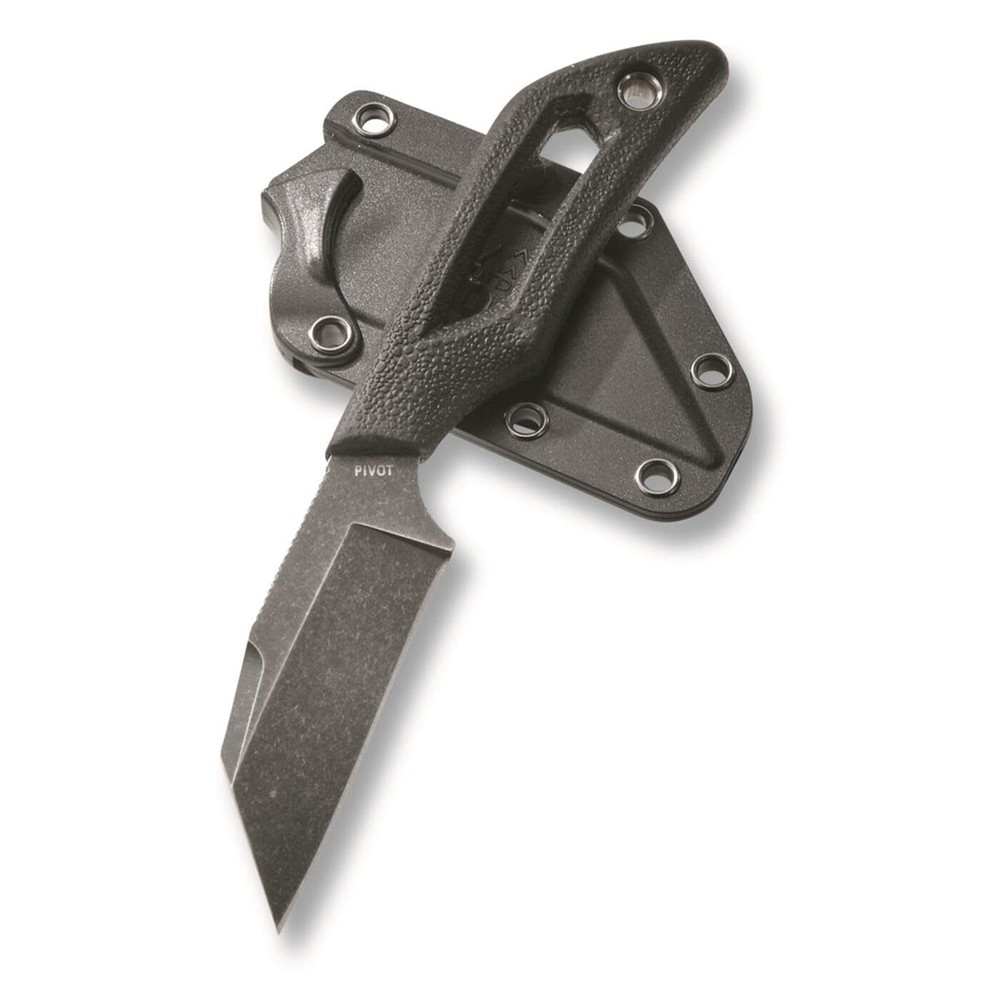 New Outdoor Edge Pivot Fixed Blade Wh Black Fixed Blade Knife PKWC-2C