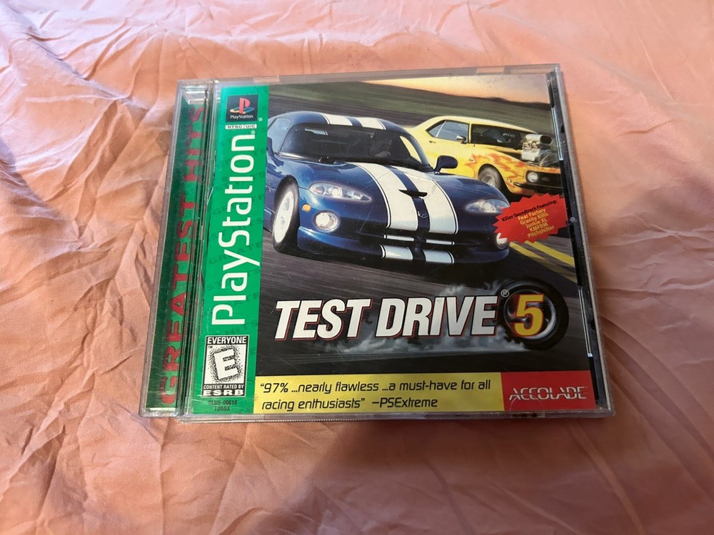 Test Drive 5 (Sony PlayStation 1, 1998) PS1 Complete CIB
