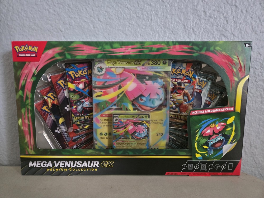 Pokemon TCG Mega Venusaur ex Premium Collection Box