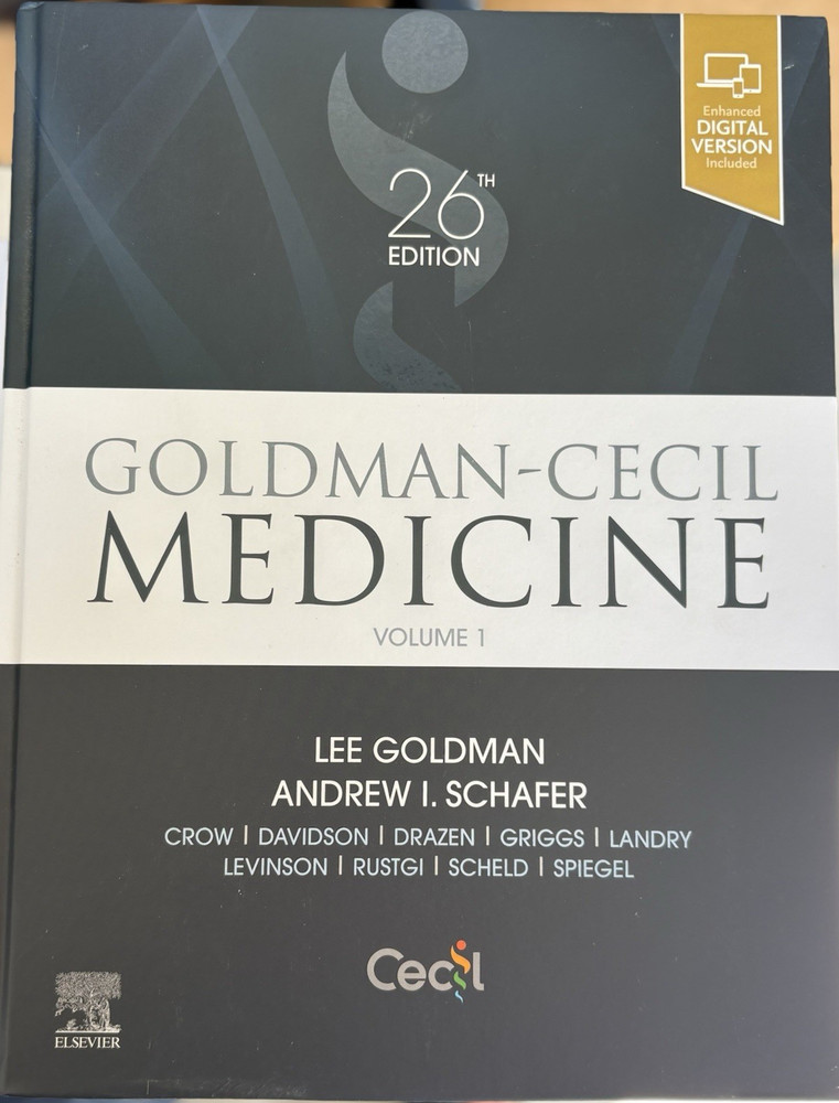 Goldman-Cecil Medicine 26th Ed Vol 1-2 Hardcover + Enhanced Digital, 2016