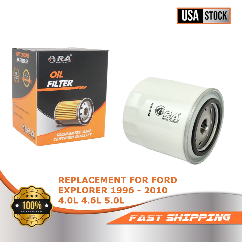 Premium Spin-on Oil Filter for 1996-2010 Ford Explorer 4.0L 4.6L 5.0L Engines