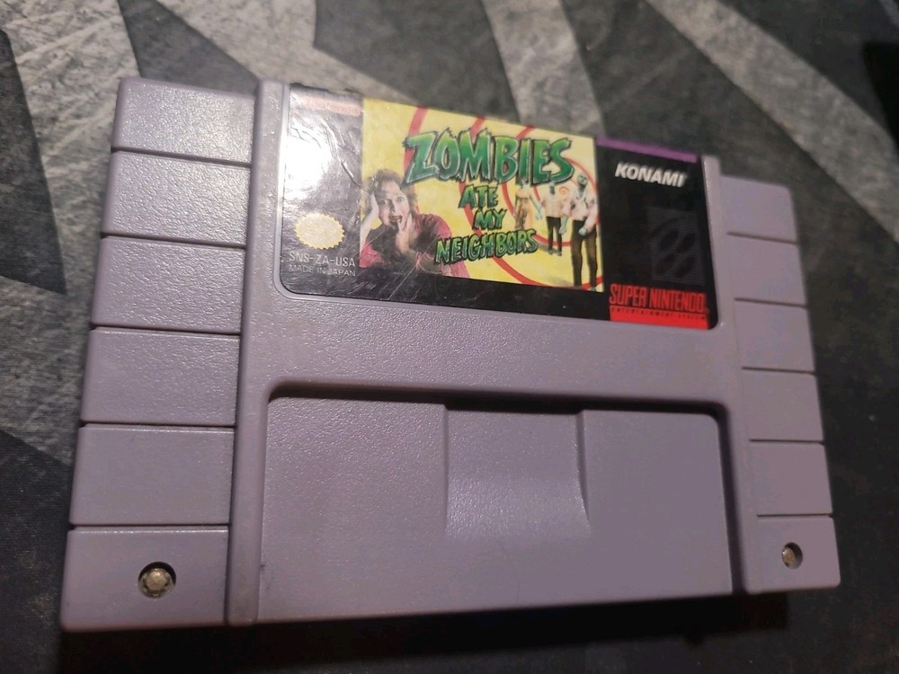 Zombies Ate My Neighbors SNES Super Nintendo Authentic Konami