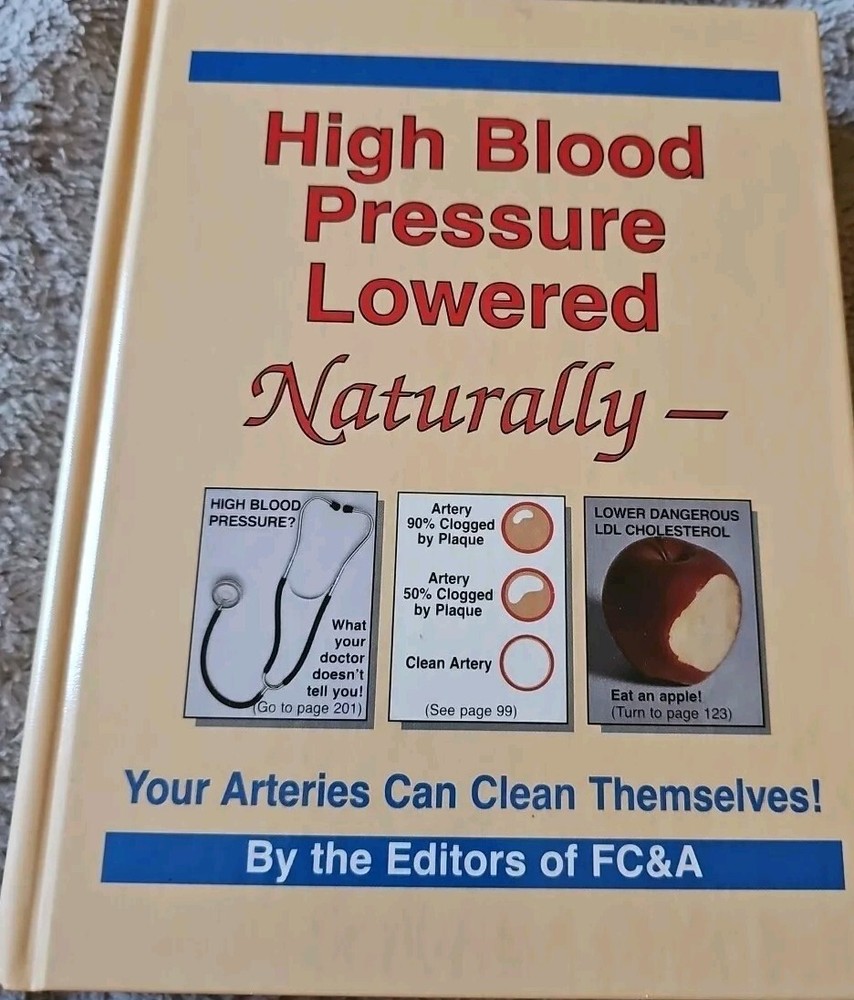 Vintage 1996 Natural High Blood Pressure Cookbook with Healthy Recipes  