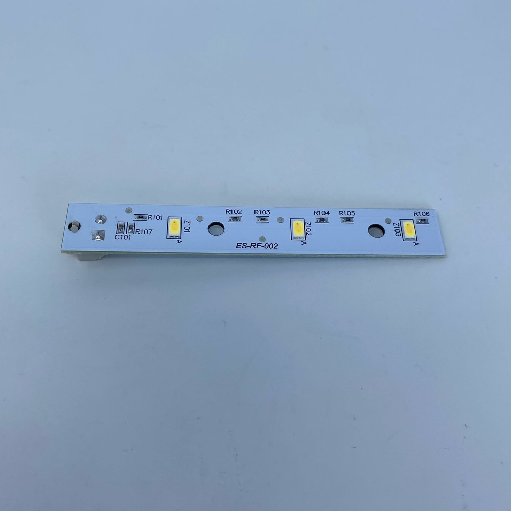 GE WR55X26671 Refrigerator LED Light Board, White/Silver, 4 in - Genuine OEM