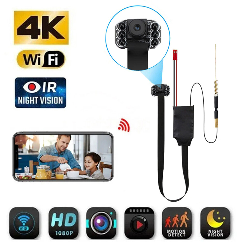 HD 1080P Wireless Mini WiFi Security Camera with Motion Detection and DVR