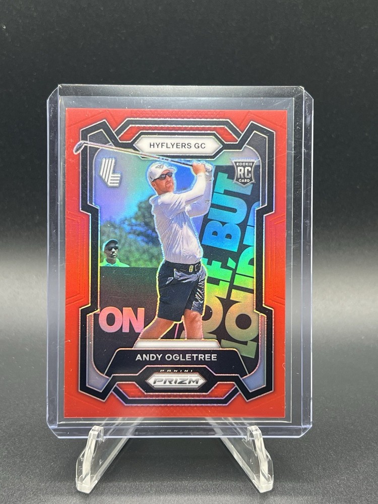 Andy Ogletree 2024 Panini Prizm LIV Golf Red 149 Hyflyers GC #37 RC