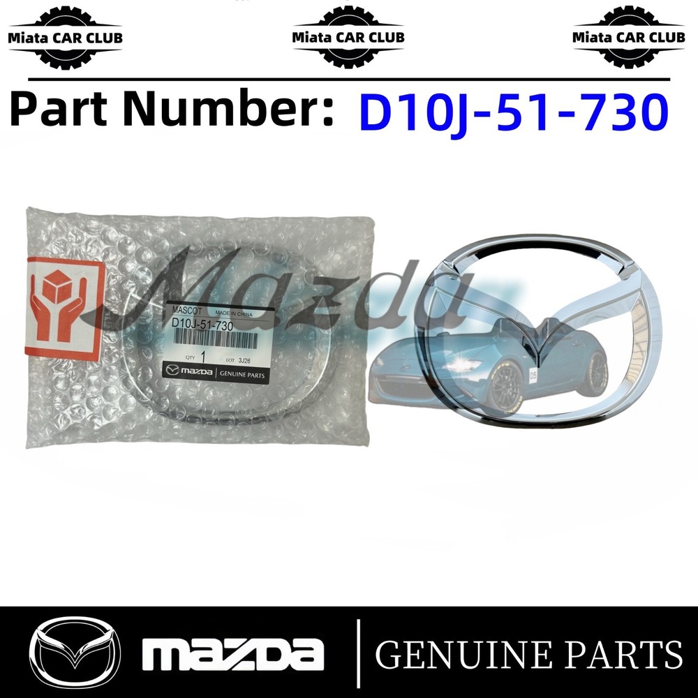 2015-2023 Mazda CX-3 OEM Front Grille Emblem D10J-51-730