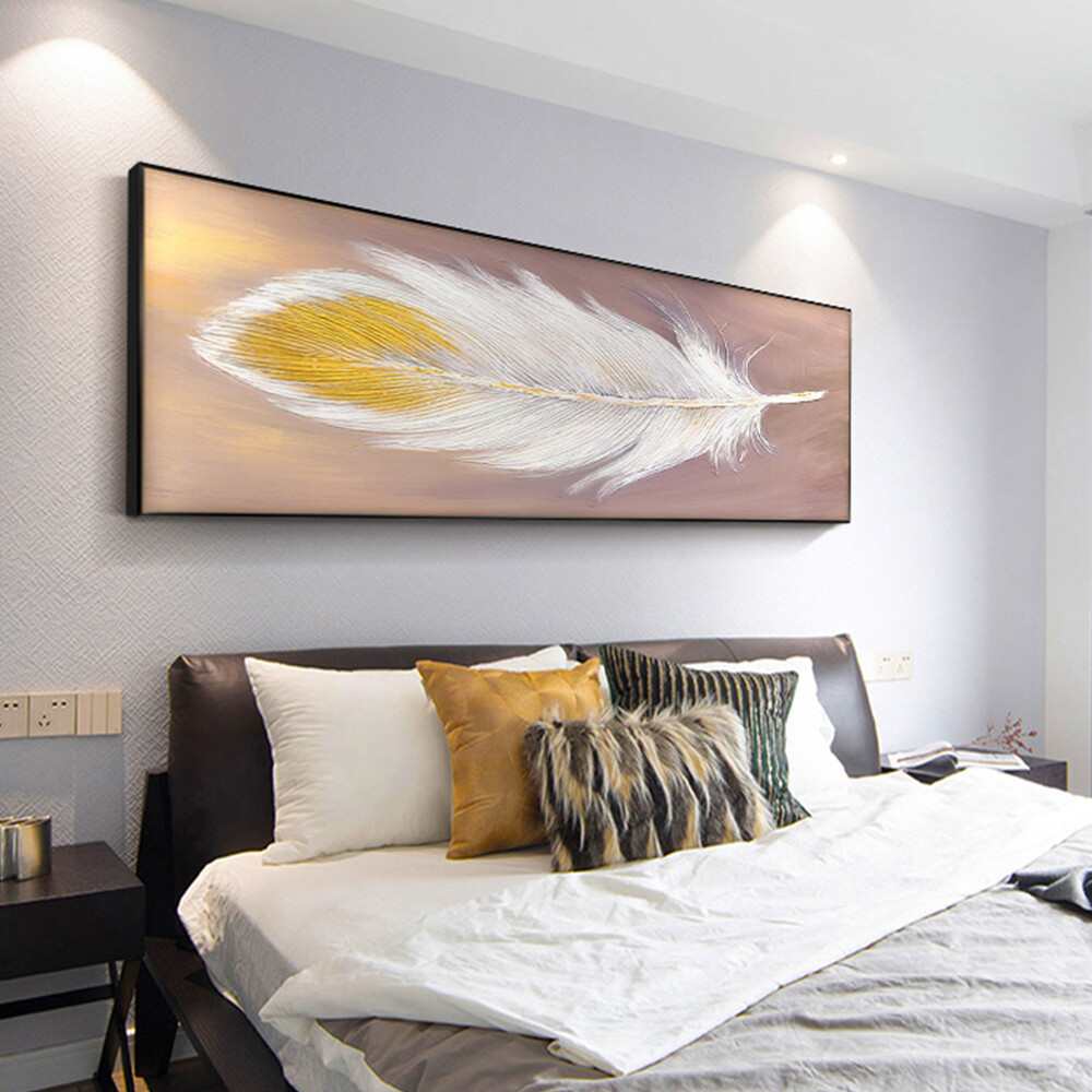 Wall Decor Poster Handmade Oil Painting on Canvas Abstract Artwork Beautifully E