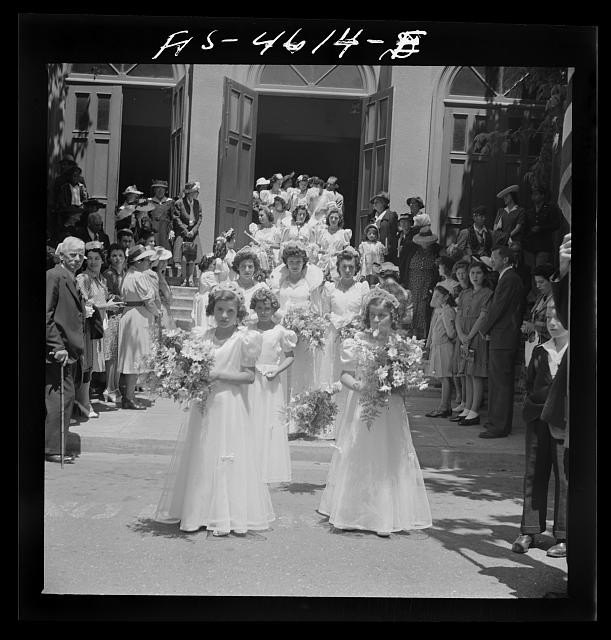 Santa Clara California 1942 Fiesta of the Holy Ghost Queen and Court Church
