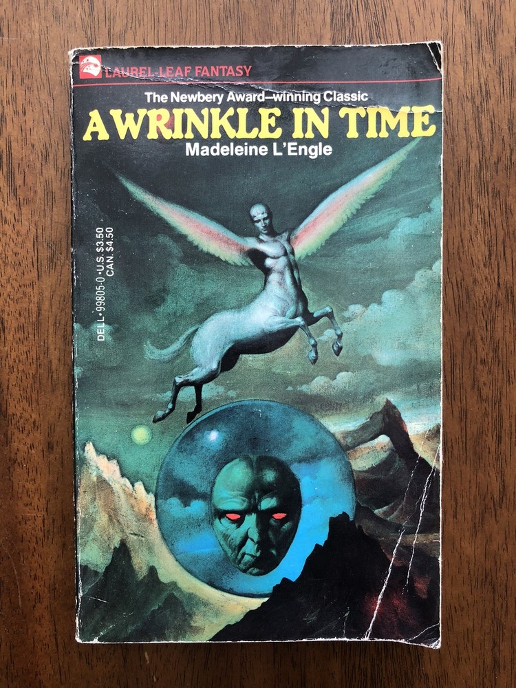 A Wrinkle in Time by Madeleine L'Engle 1976 Dell Laurel Leaf Fantasy-Fascinating