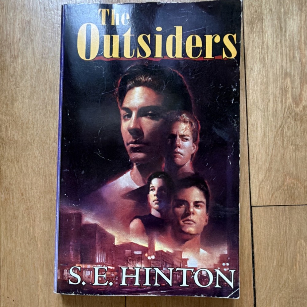 S. E. Hinton The Outsiders Paperback English Young Adult Fiction Novel
