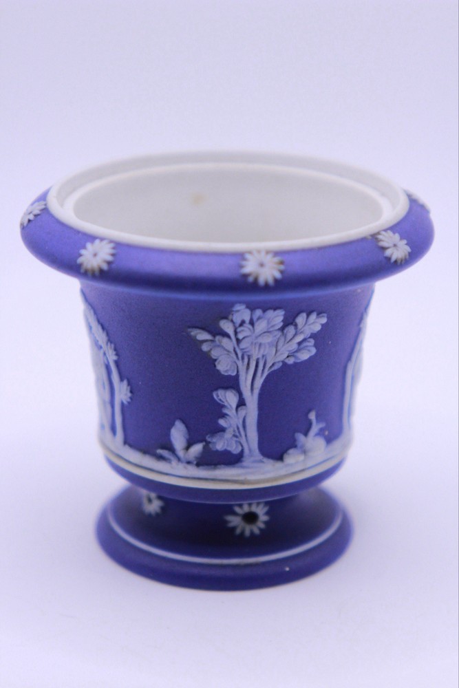 Antique Wedgwood Dipped Jasperware Small Pastille burner