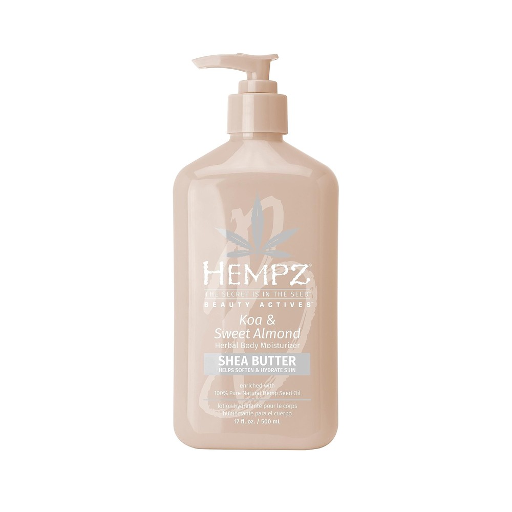 Smoothing , Koa & Sweet Almond Body Moisturizer, 17 Fl Oz (Pack of 1), Pink