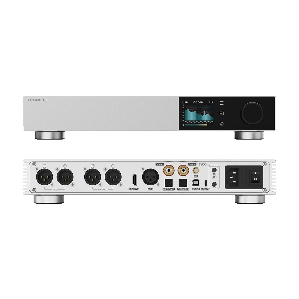 1PC TOPPING D900 Ultra Flagship DAC Decoder Independent preamp Or DX3Pro+ DAC