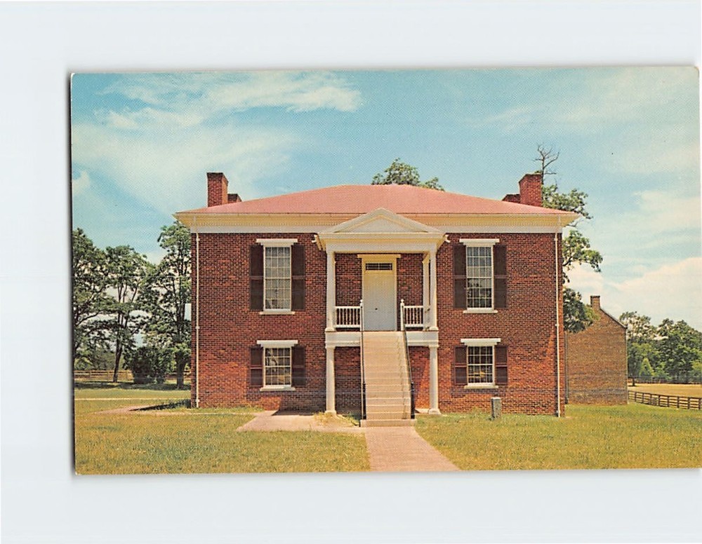 Postcard Reconstructed Court House Appomattox Virginia USA