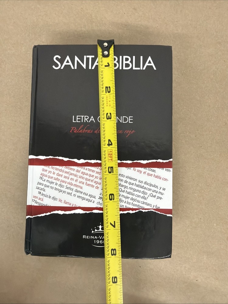 Santa Biblia Letra Grande Palabras De Jesus En Rojo Reina-Valera 1960