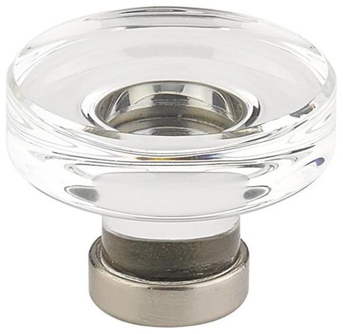Emtek 86569 Grayson 1-1/4 Inch Nickel Mushroom Cabinet Knob