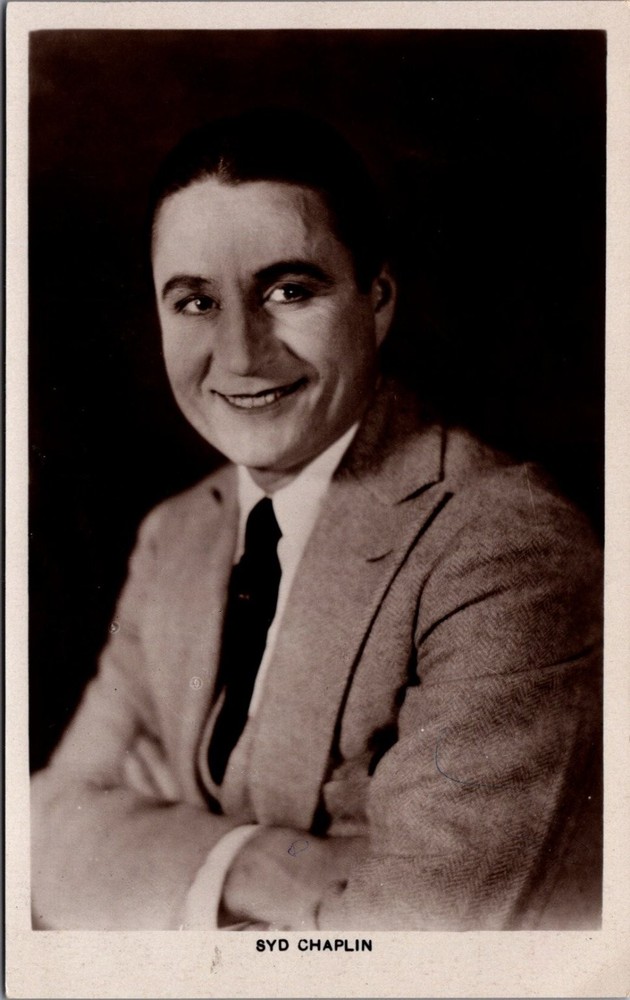 SYD CHAPLIN RPPC Postcard Picturegoer Series British Silent Film Actor