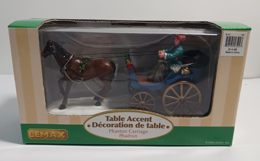 2005 Lemax Phaeton Carriage Christmas Village Table Accent 53504-image