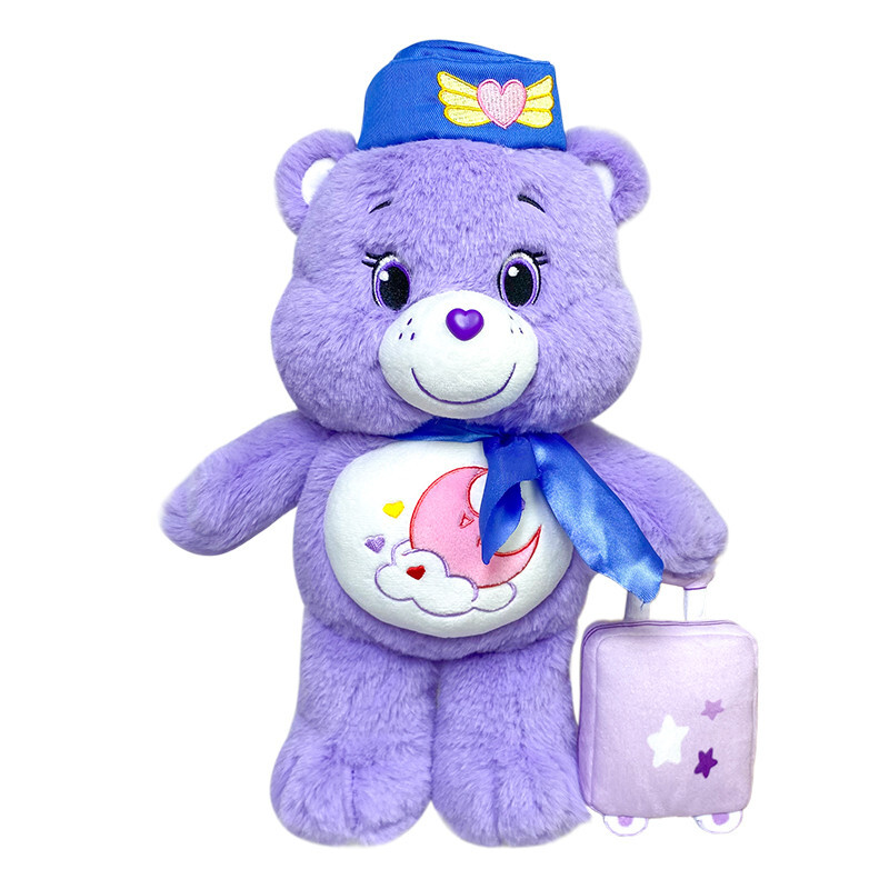 13 Inch Aviation Sweet Dreams Moon Bear Care Bear Flight Attendant Plush Toy