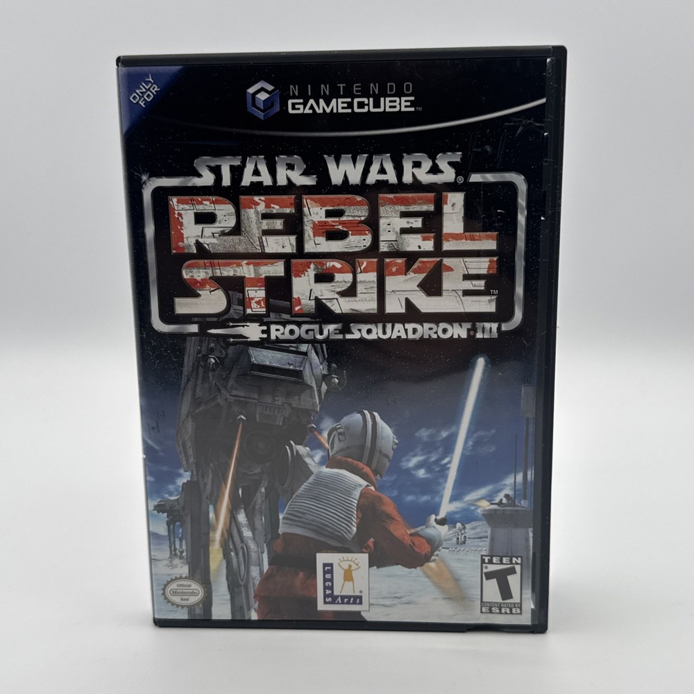 Star Wars Rogue Squadron III: Rebel Strike (Nintendo GameCube, 2003) CIB Tested