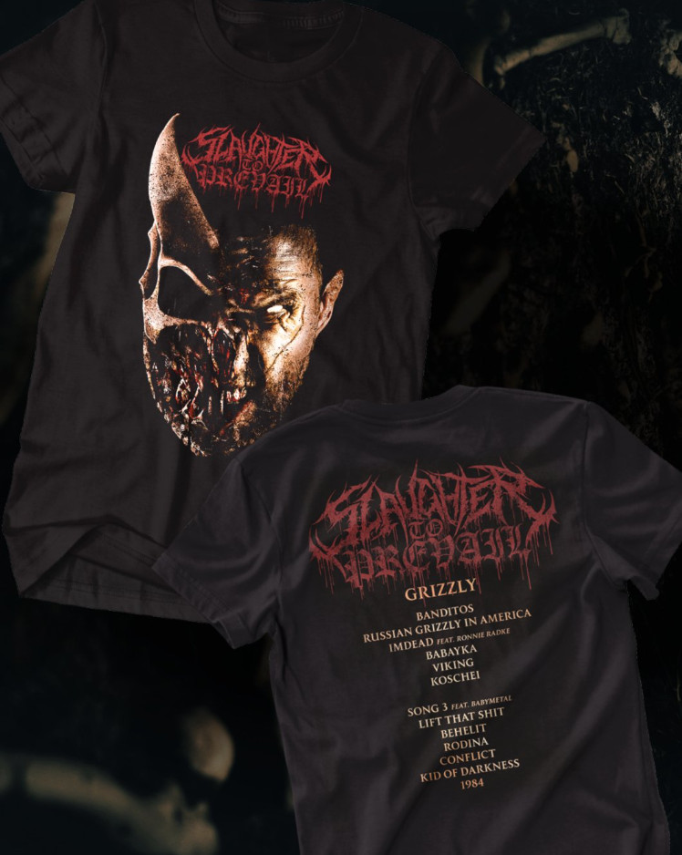 Slaughter To Prevail Tour 1984 short sleeve black color 2 side T-Shirt VK10824