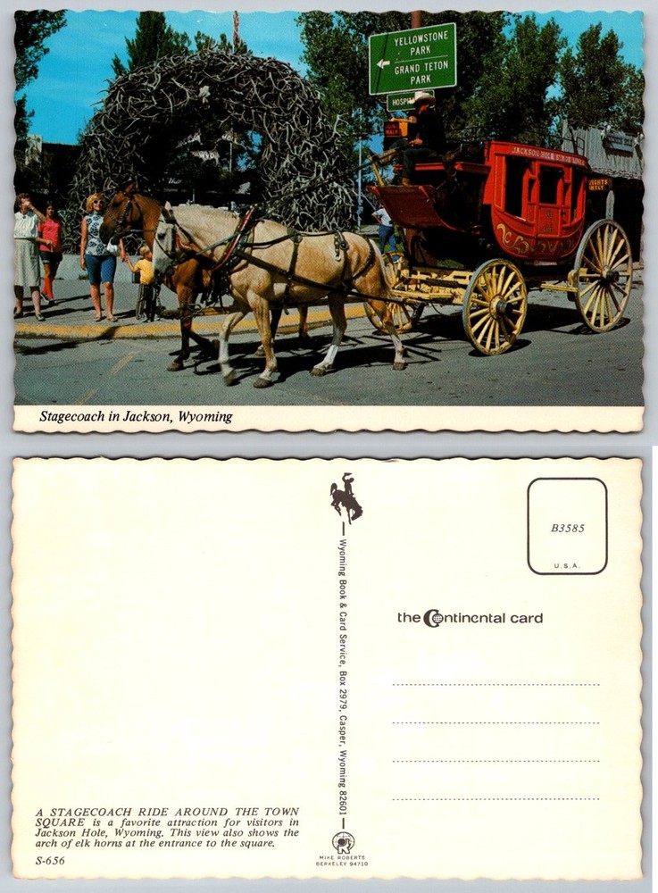Jackson Hole WY Stagecoach Ride Elk Horn Arch Yellowstone Grand Teton Park