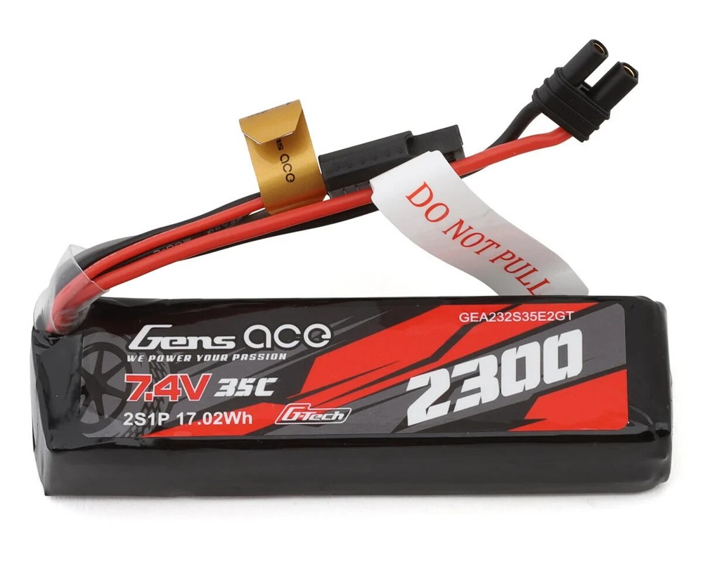 Gens Ace 2S 35C G-Tech Lipo Battery Pack (7.4V/2300mAh) w/iEC2 Connector-image