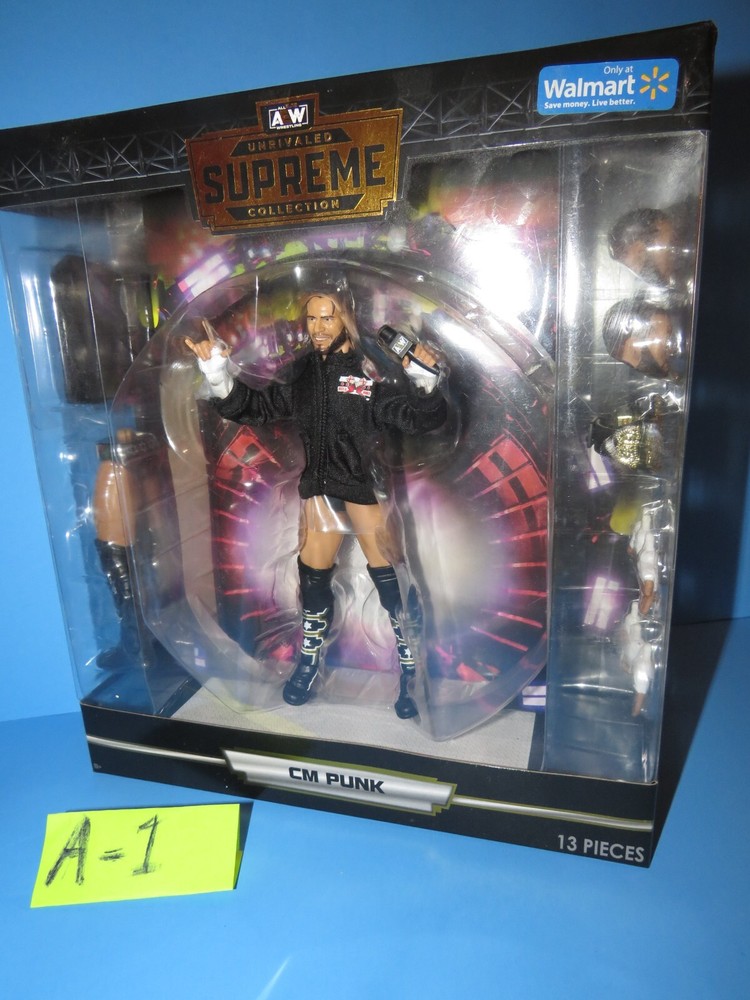 AEW CM PUNK UNRIVALED SUPREME COLLECTION Walmart Exclusive Box Set SEALED