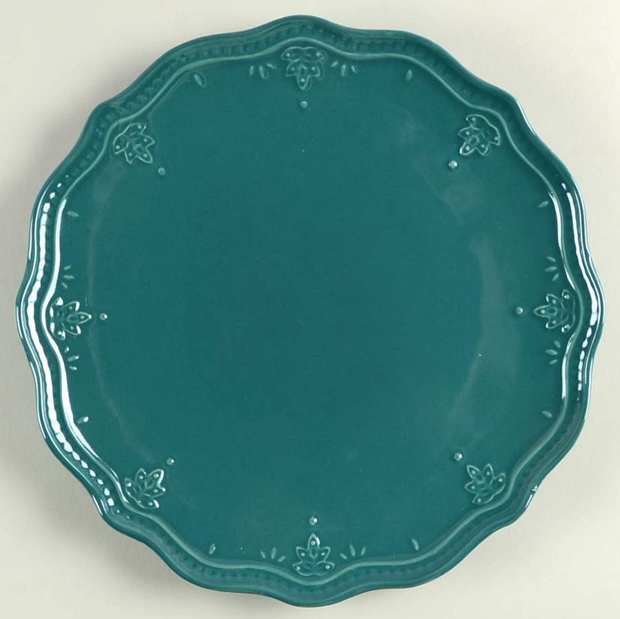 Pioneer Woman Farmhouse Lace Ocean Teal Dinner Plate 11135111