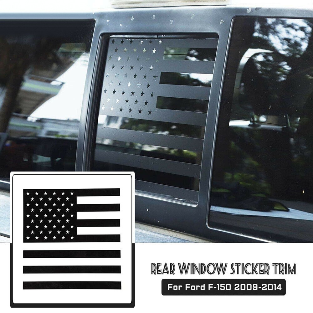 ⚡American Flag Rear Middle Sticker Decal Vinyl Trim For Ford F150 F-150 2009-14