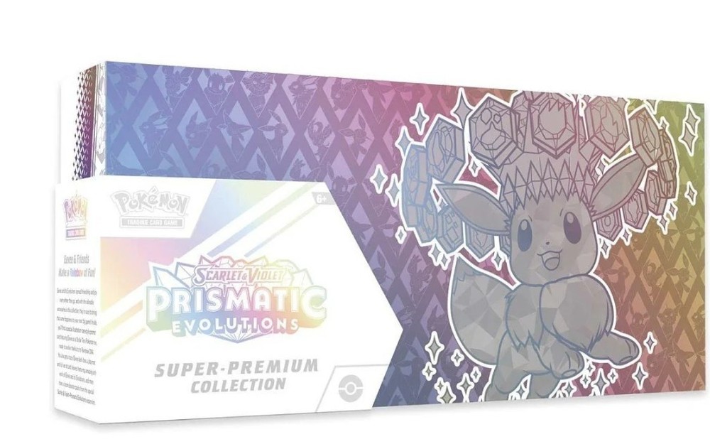 Pokémon TCG Prismatic Evolutions Super-Premium Collection Box Eevee English 2025
