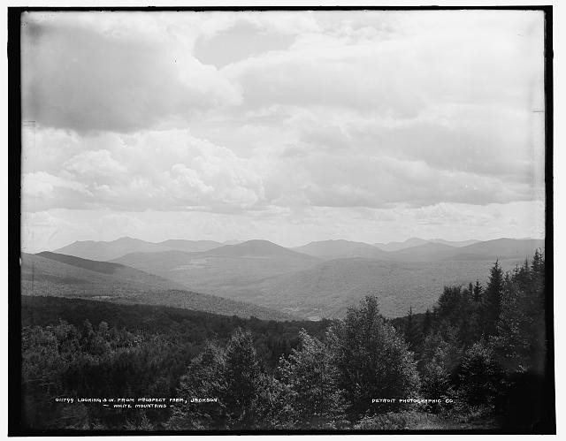 Jackson New Hampshire White Mountains Prospect Farm 1890s Landscape View