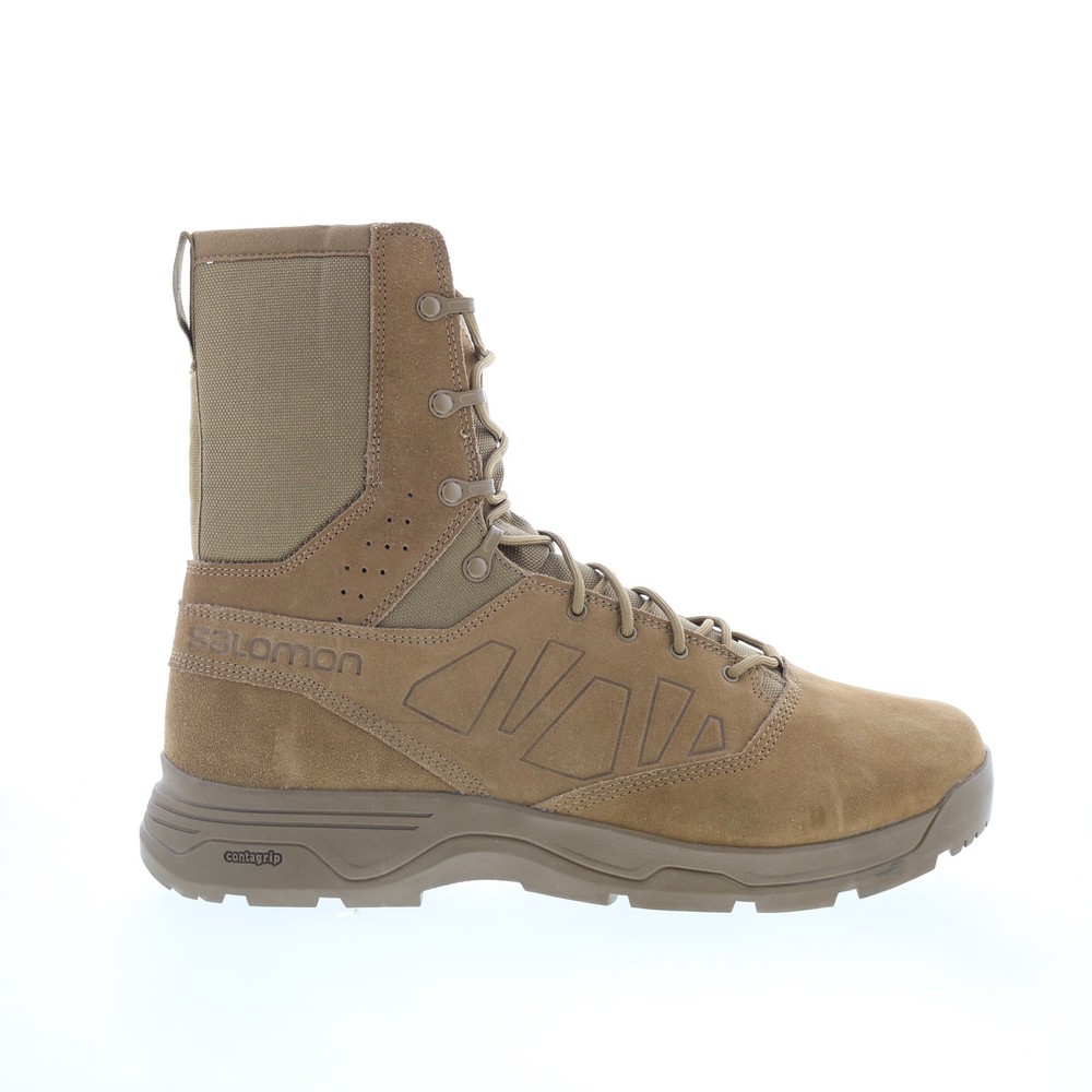 Salomon Guardian Wide Forces 405891 Mens Brown Wide Tactical Boots