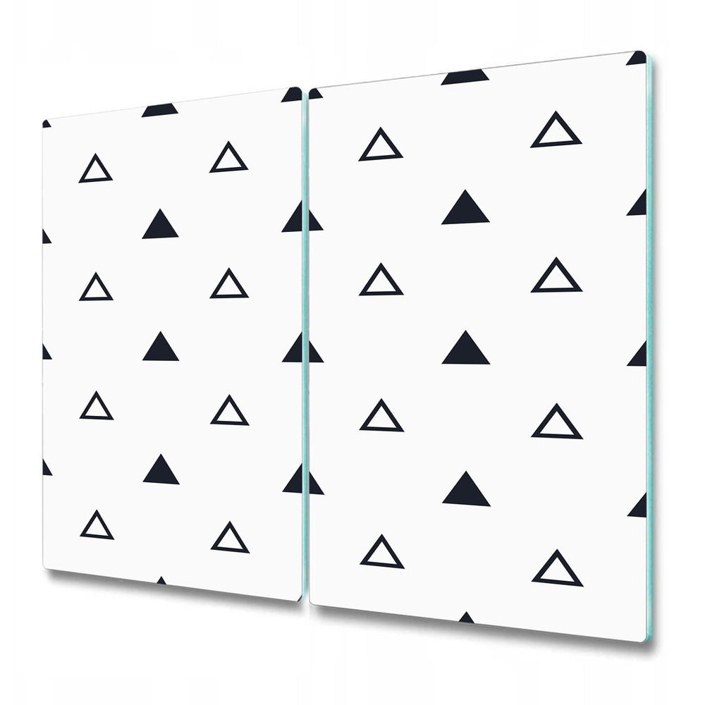 Glass Chopping Board Utensil Board Modern Tiny Triangle Simple Geometric 2x30x52
