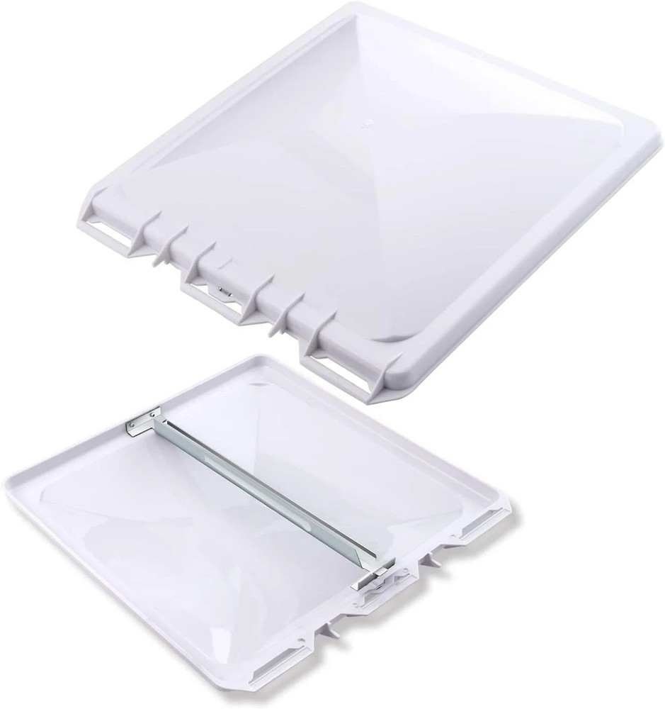 HOMEE Rv Roof Vent Cover Replacement 13 x13 inch Universal White Vent Lid for Ca