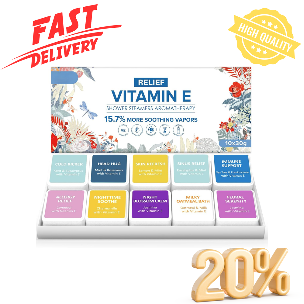 Shower Steamers 10 Pack - Aromatherapy Gifts for Women, Men, Girl, Stress Relief