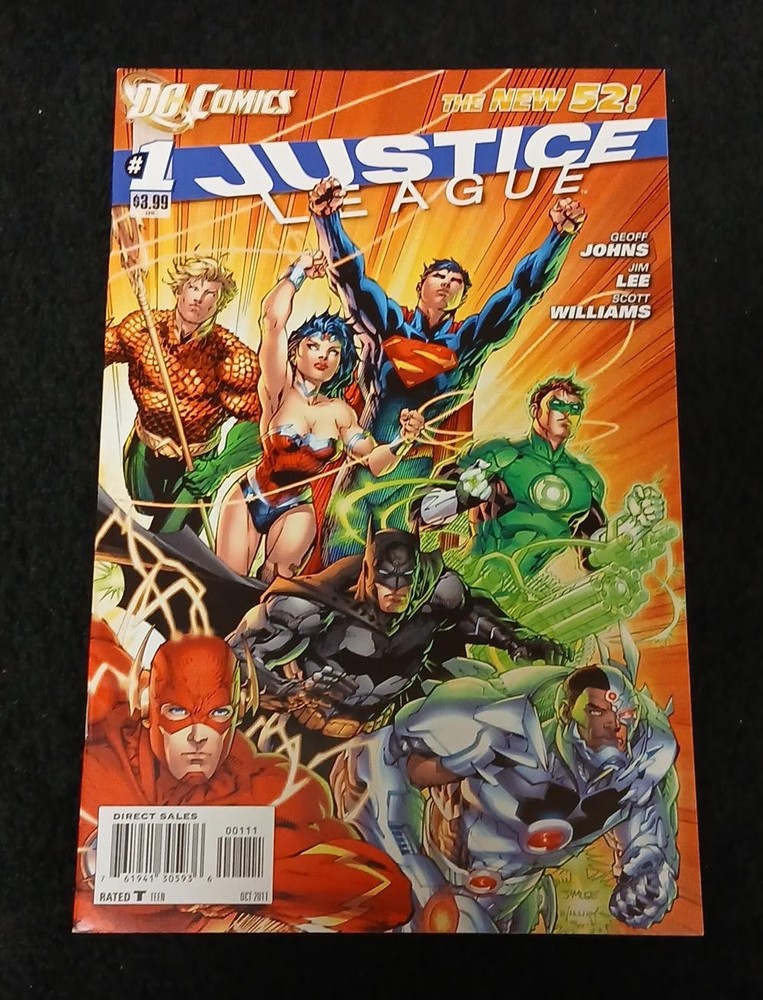 2011 Dc Comics Justice League #1 The New 52 Vf/Nm Visit My Ebay Store
