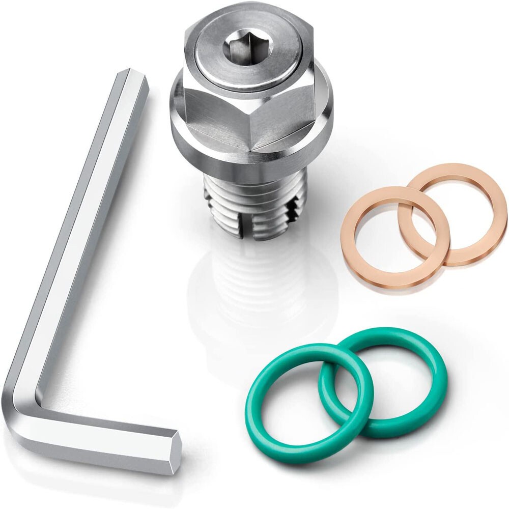 Oil Drain Plug Self-tapping Piggyback Stainless Steel Repair Kit M16.1-1.5x15mm
