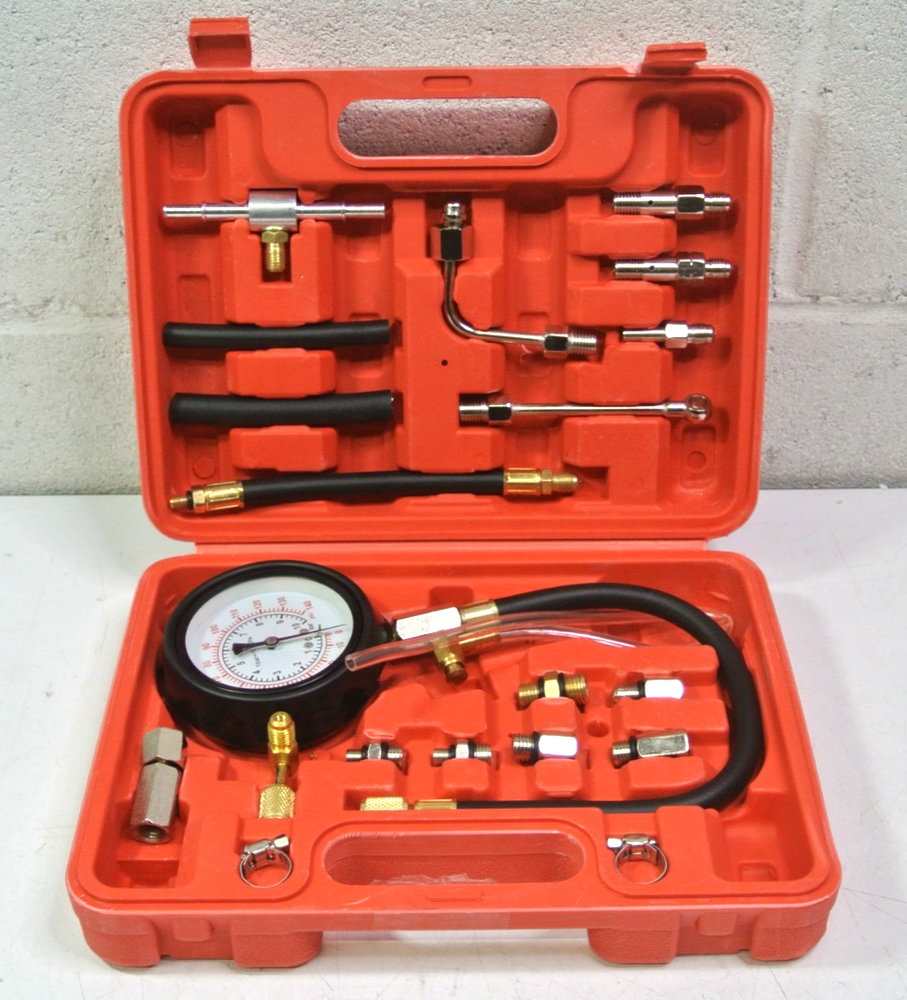 TU-114 Fuel Injector Compression Pressure Diagnostic Tester Gauge Tool Kit