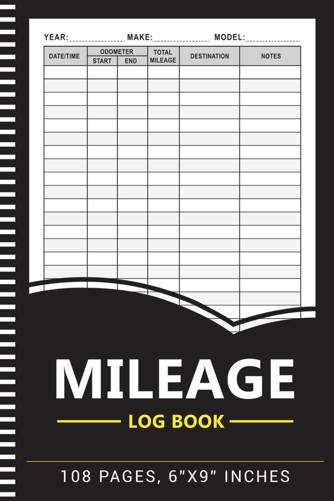 Mileage Log Book: Auto Journal, Odometer Tracking Logbook, Truck and...