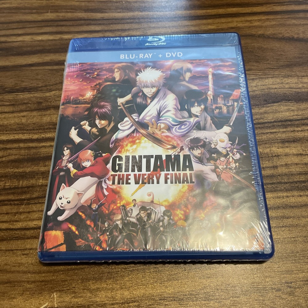 Gintama the Very Final Blu-ray and DVD New Sealed Anime Blu Ray USA Version