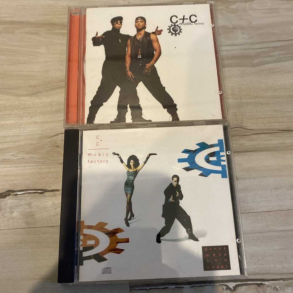 C & C Music Factory 2CD LOT: Gonna Make You Sweat & Anything Goes VG+