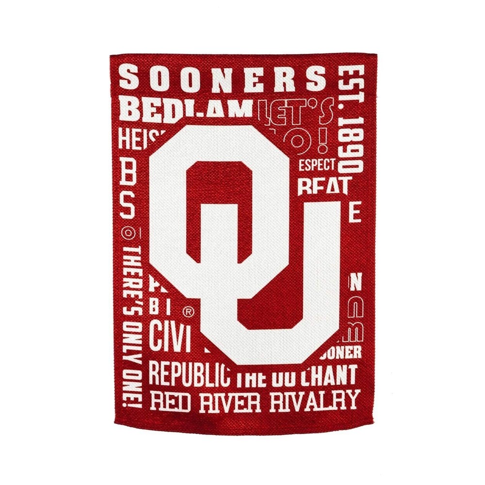 University of Oklahoma Sooners Premium Double Sided Garden Flag Banner, Fan...